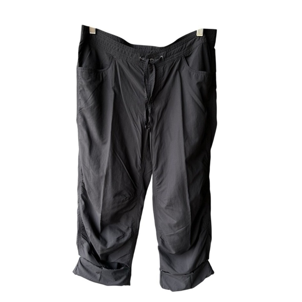 Exofficio Pants Grey Nylon Adjustable Hem Hiking Outdoor Active Athleisure Sz 6 - Picture 4 of 11